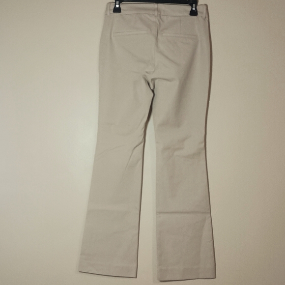 Old Navy 2 Pair of High Rise Pixie Flare Khaki Uniform Pants - Picture 4 of 7
